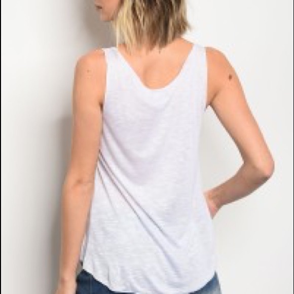 ⚡️5/$15 High-low Confident Tank Top - Picture 2 of 5